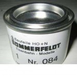 Sommerfeldt 084 Farbe basaltgrau RAL 7012 für Fahrdraht (ca.50g)