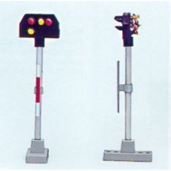 Schneider-Feinwerktechnik - 2008 Gleissperr- & Zugdeckungssignal DB hoch H0